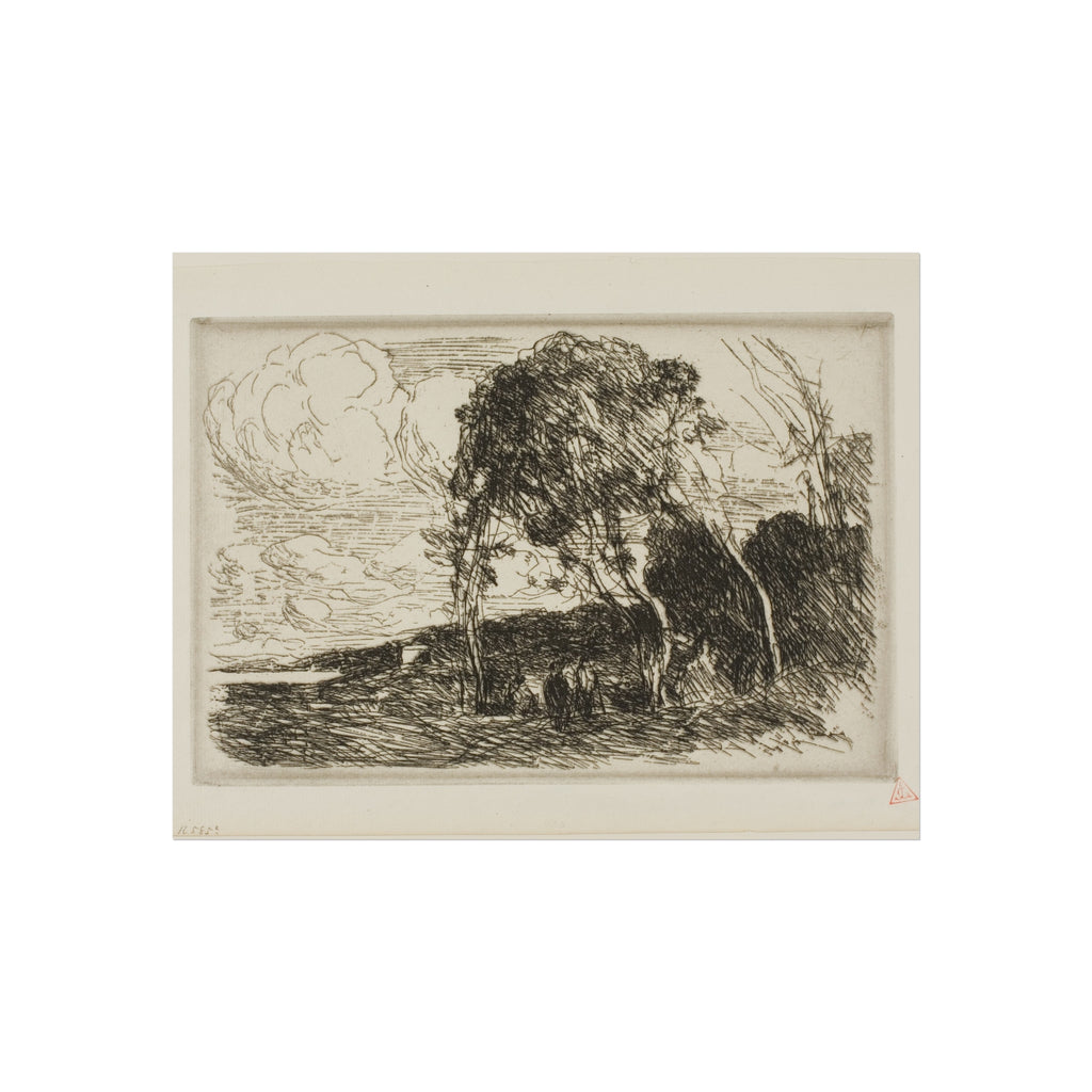 Jean Baptiste Camille Corot - Souvenir of the Fortifications of Douai | Fine Art Poster