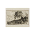 Jean Baptiste Camille Corot - Souvenir of the Fortifications of Douai | Fine Art Poster
