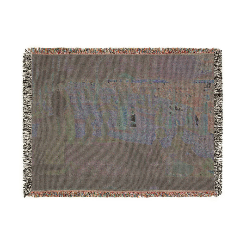 Georges Seurat - A Sunday on La Grande Jatte — 1884 | Woven Tapestry Blanket