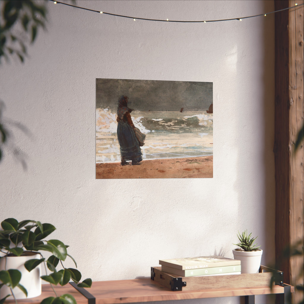 Winslow Homer - The Watcher, Tynemouth | Fine Art Poster