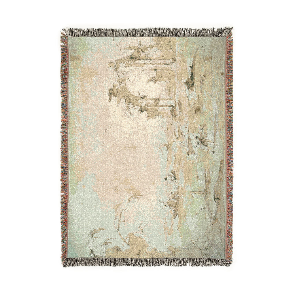 Francesco Guardi - Capriccio with a Squall on the Lagoon | Woven Tapestry Blanket