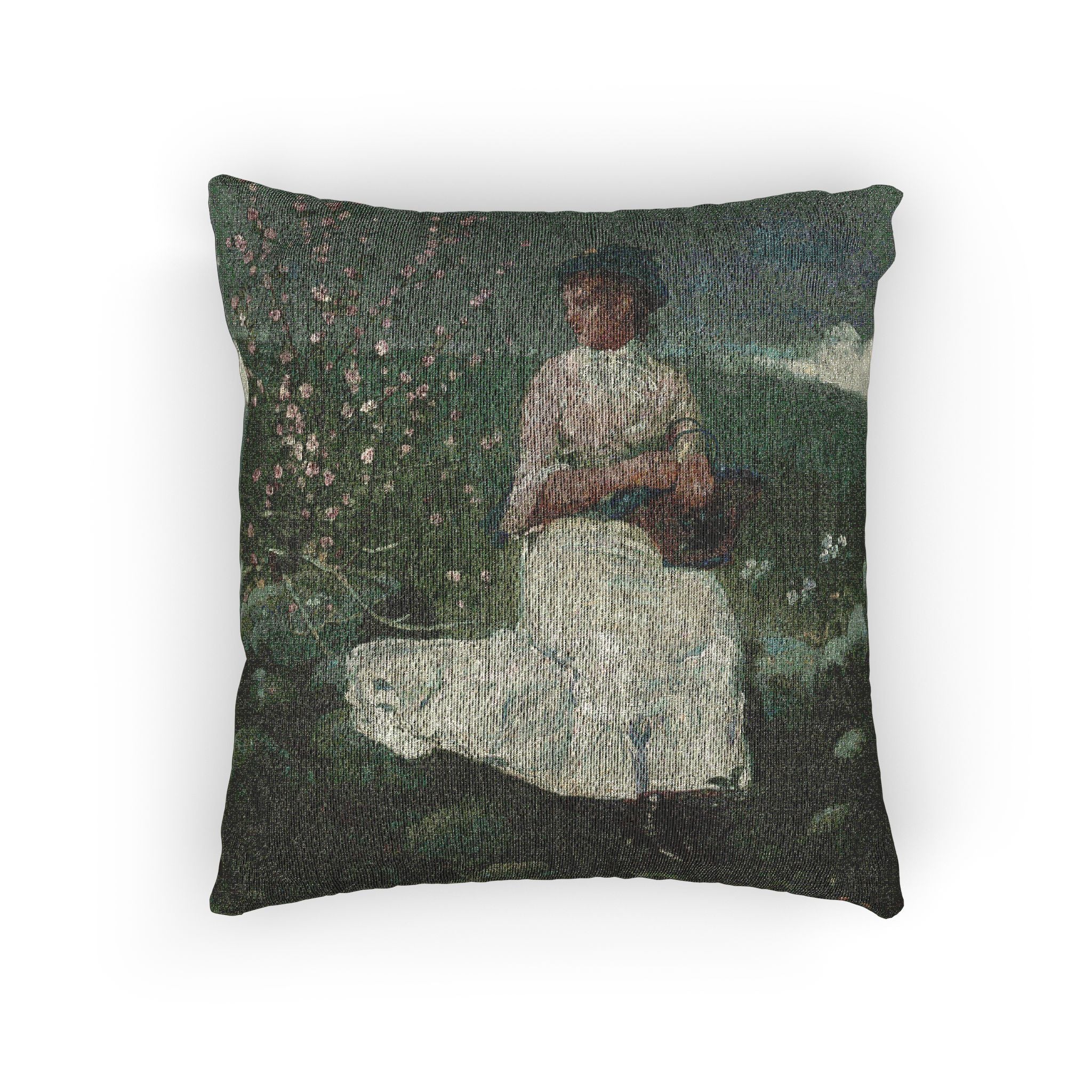 Winslow Homer - Peach Blossoms | Woven Pillow