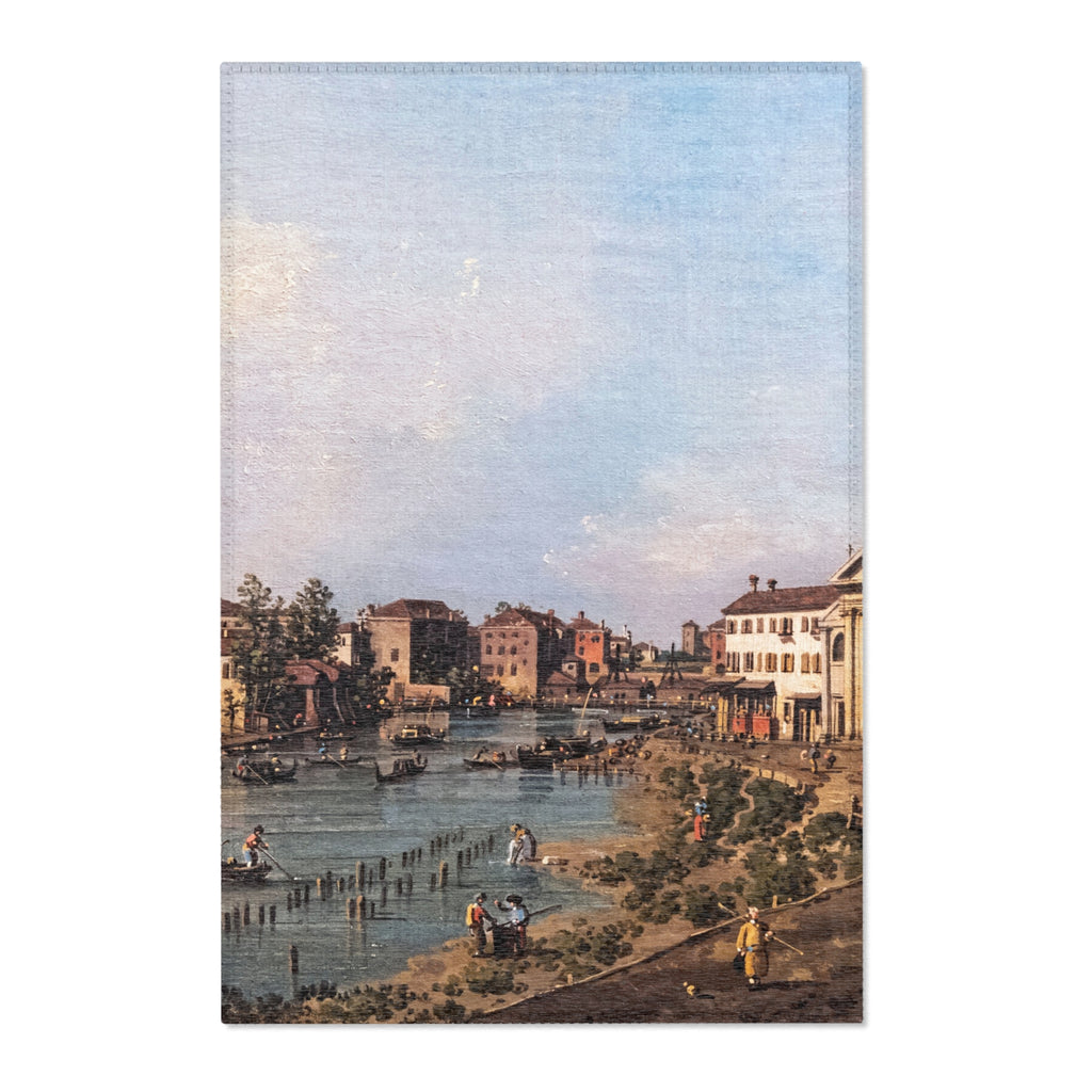 Bemberg Fondation Toulouse - Vue de Dolo - Canaletto ca 1740 - Inv 1011 | Area Rug