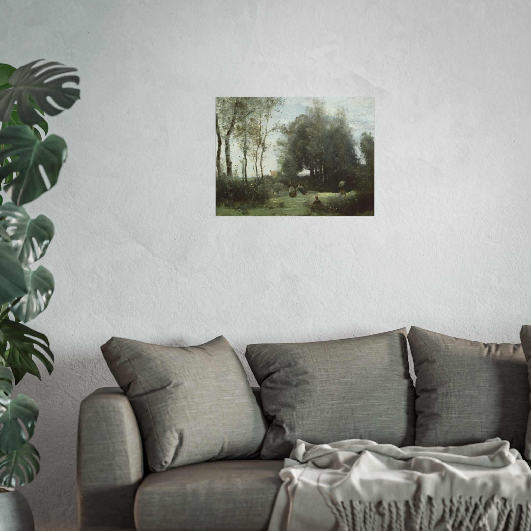 Jean Baptiste Camille Corot - Arleux-Palluel, The Bridge of Trysts | Fine Art Poster