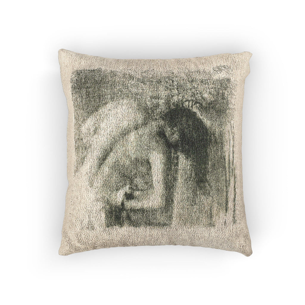 Hilaire Germain Edgar Degas - After the Bath (large version) | Woven Pillow