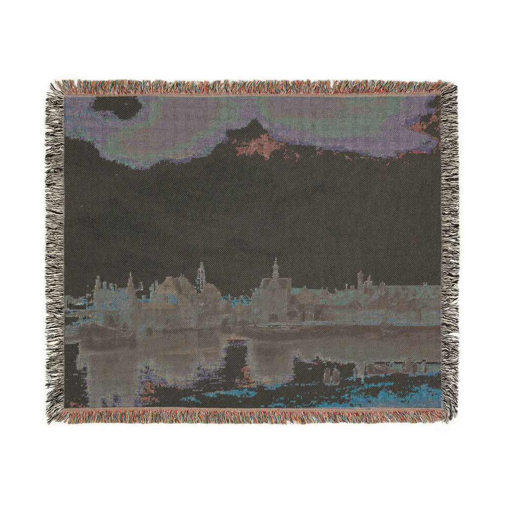Johannes Vermeer - View of Delft - 92 - Mauritshuis | Woven Tapestry Blanket