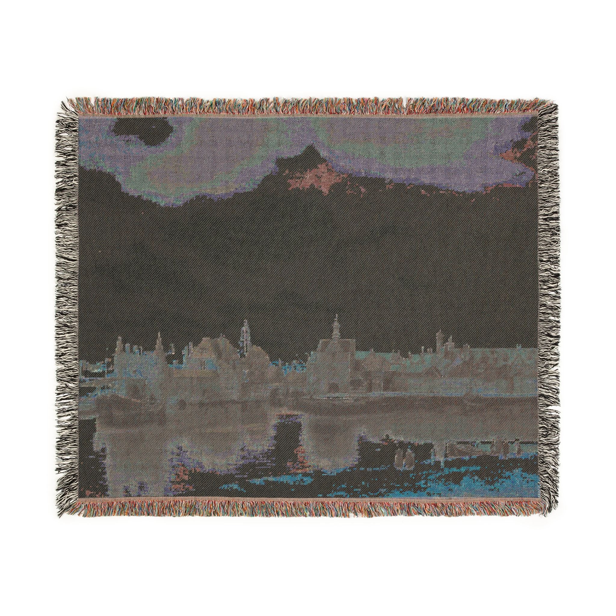 Johannes Vermeer - View of Delft - 92 - Mauritshuis | Woven Tapestry Blanket