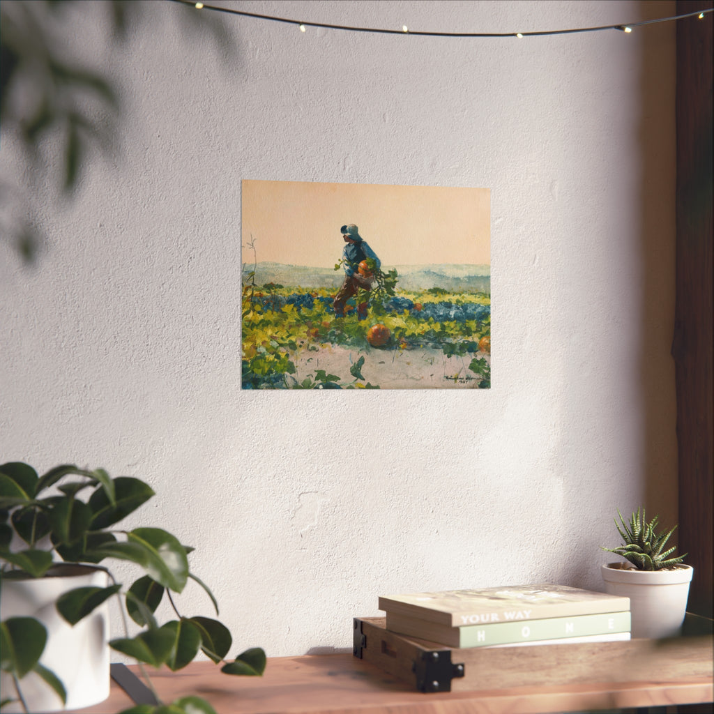 Winslow Homer - For to Be a Farmer's Boy | Fine Art Poster