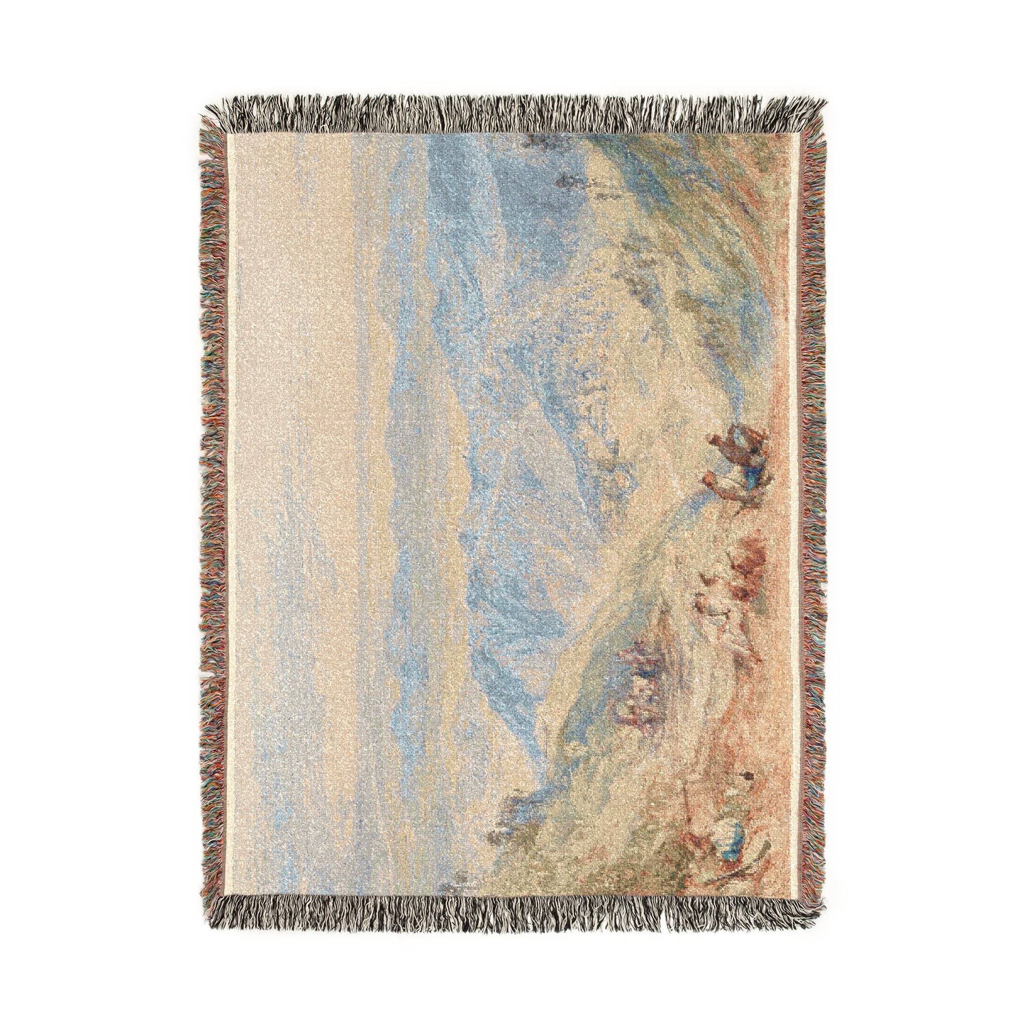 Joseph Mallord William Turner - Mussooree and the Dhoon from Landour | Woven Tapestry Blanket