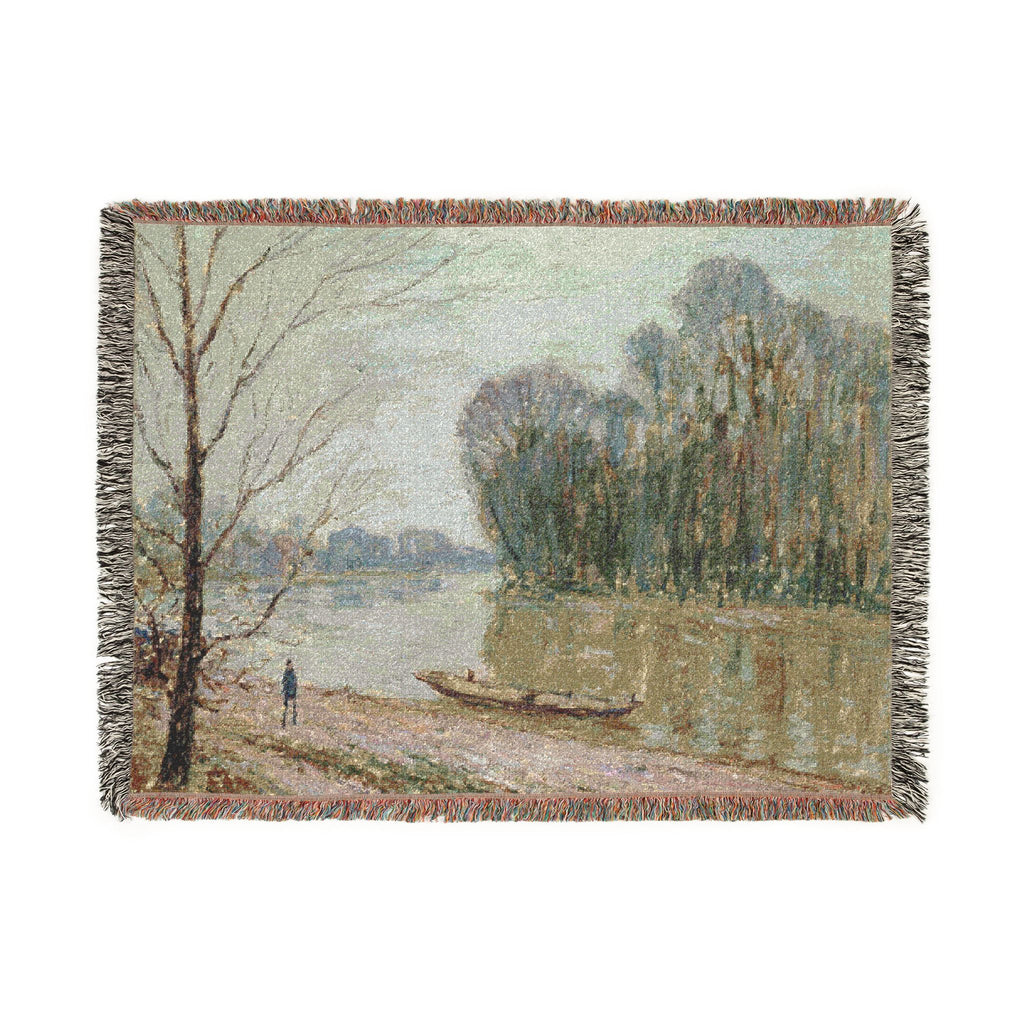 Alfred Sisley - The Loire | Woven Tapestry Blanket