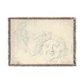 Style of Jacques Louis David - Perseus and the Gorgon's Head | Woven Tapestry Blanket