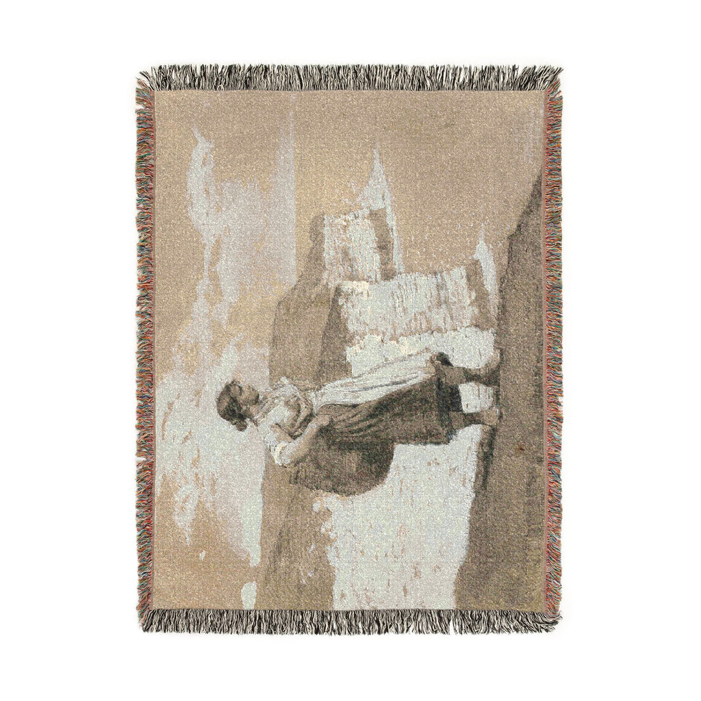 Winslow Homer - Flamborough Head, England | Woven Tapestry Blanket