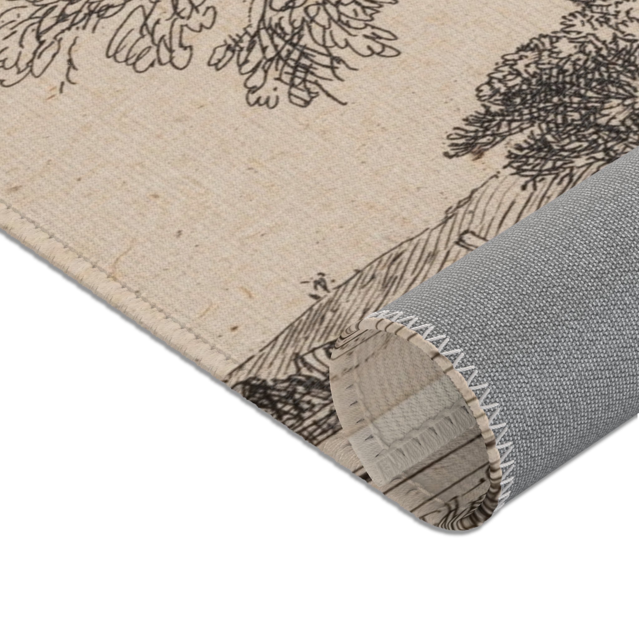 Rembrandt van Rijn - A Cottage with White Paling | Area Rug
