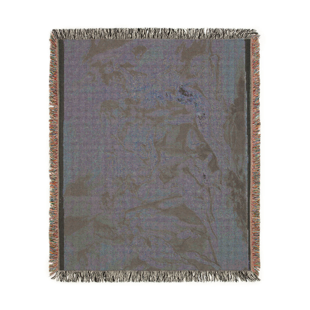 Nicolas Poussin - Drunken Silenus Satyr and Nymphs | Woven Tapestry Blanket