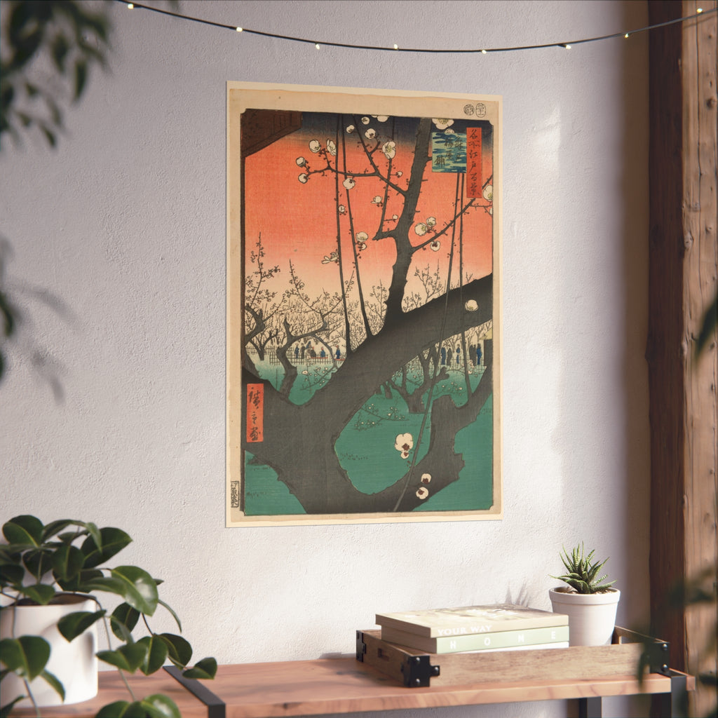 Utagawa Hiroshige - Plum Garden at Kameido | Fine Art Poster