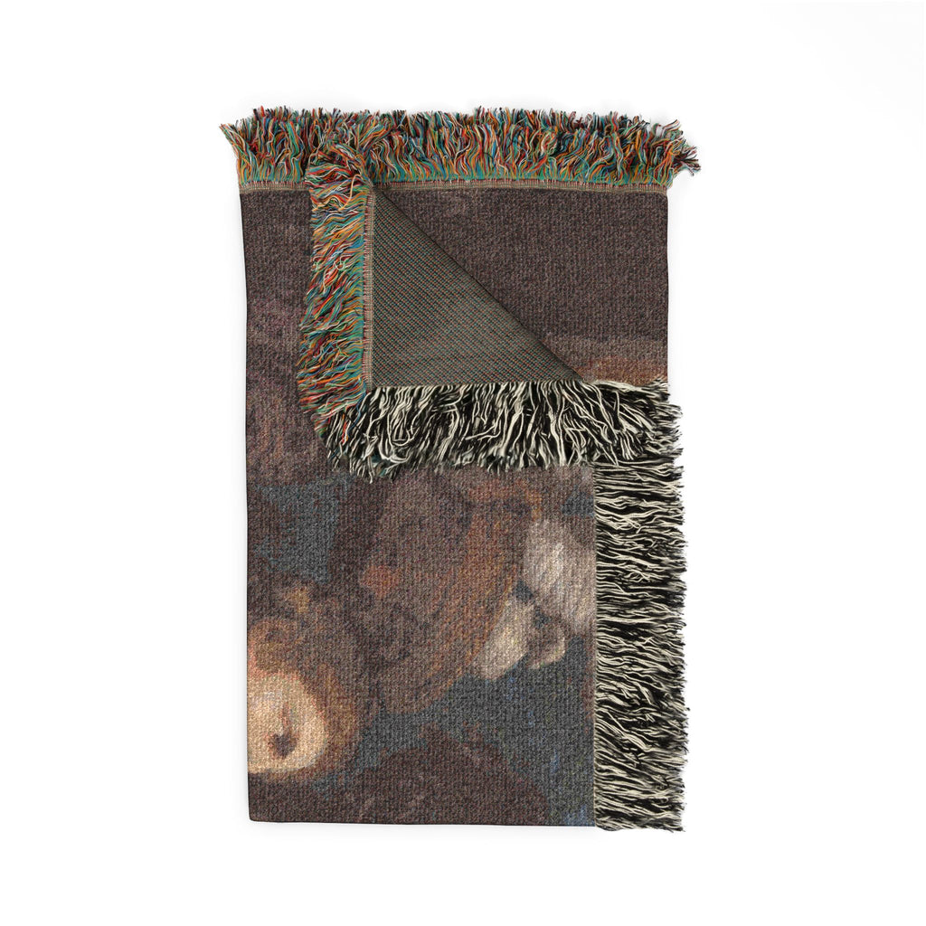 Imitator of Titian - Allegory of Venus and Cupid | Woven Tapestry Blanket