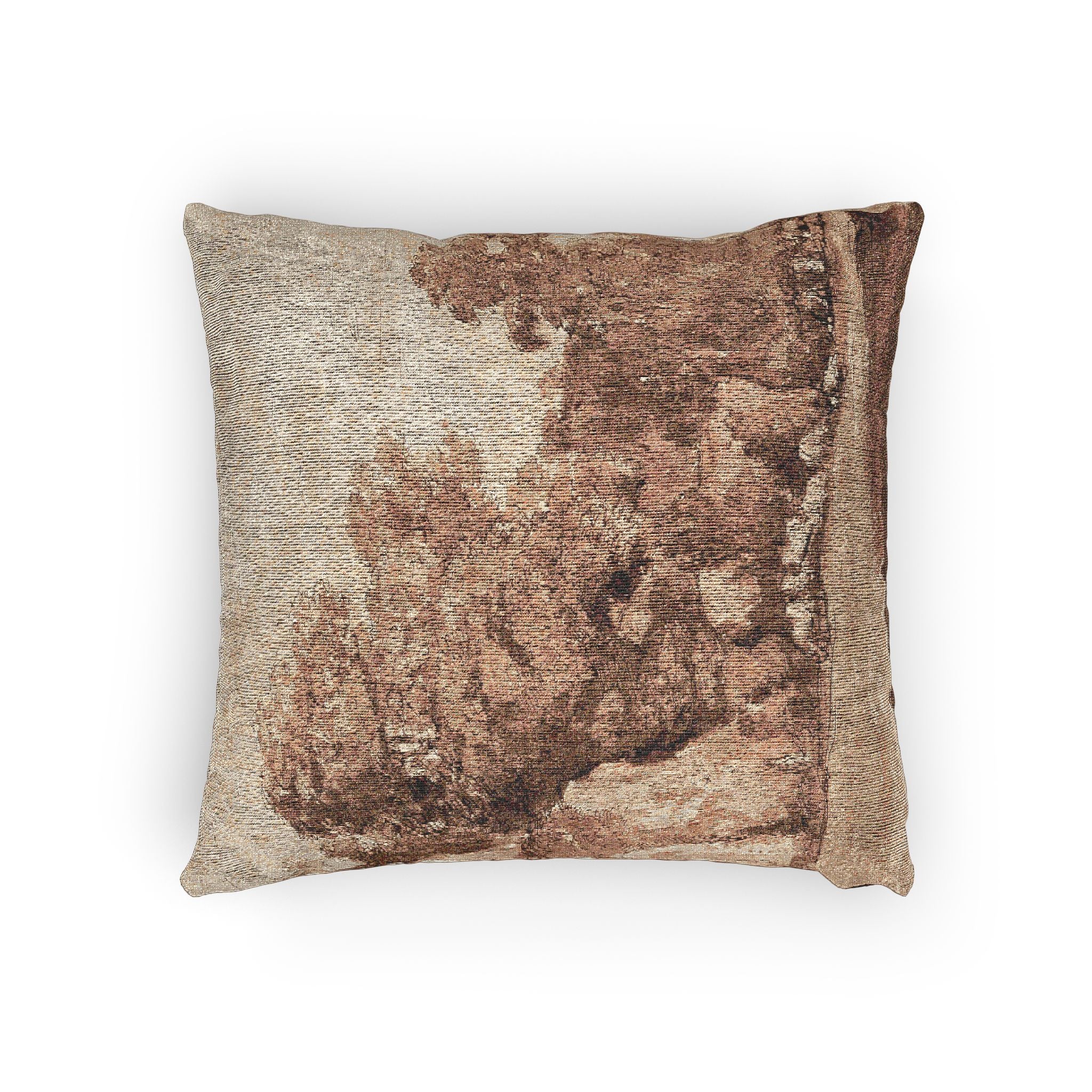 Claude Lorrain - A Rocky Hillside | Woven Pillow