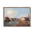 Bemberg Fondation Toulouse - Vue de Dolo - Canaletto ca 1740 - Inv 1011 | Woven Tapestry Blanket