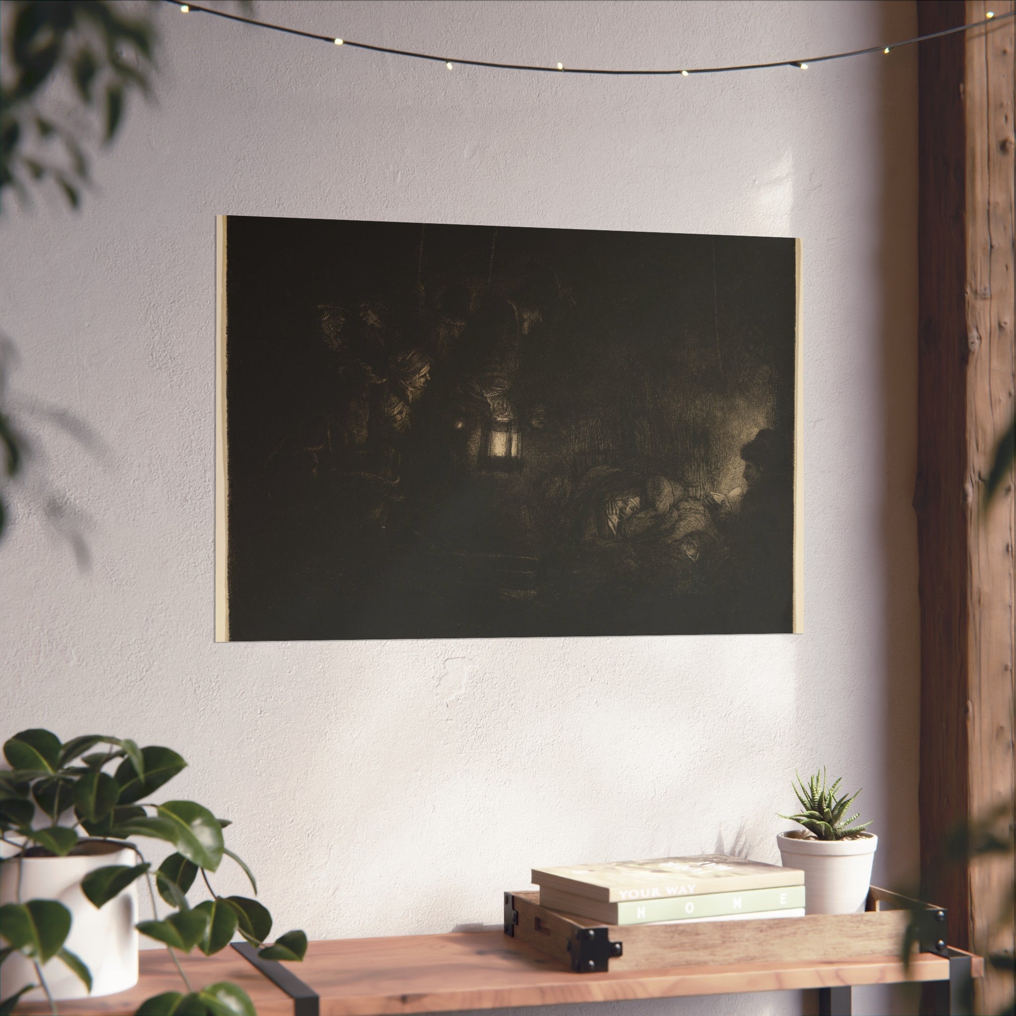 Rembrandt van Rijn - The Adoration of the Shepherds A Night Piece | Fine Art Poster