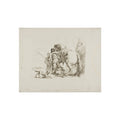 Giovanni Battista Tiepolo - The Rider Standing by His Horse, from Capricci | Fine Art Poster