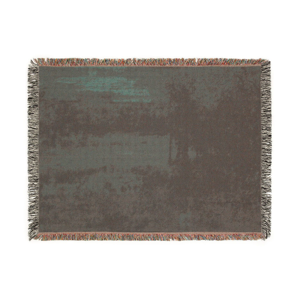 George Inness - Landscape, Sunset | Woven Tapestry Blanket