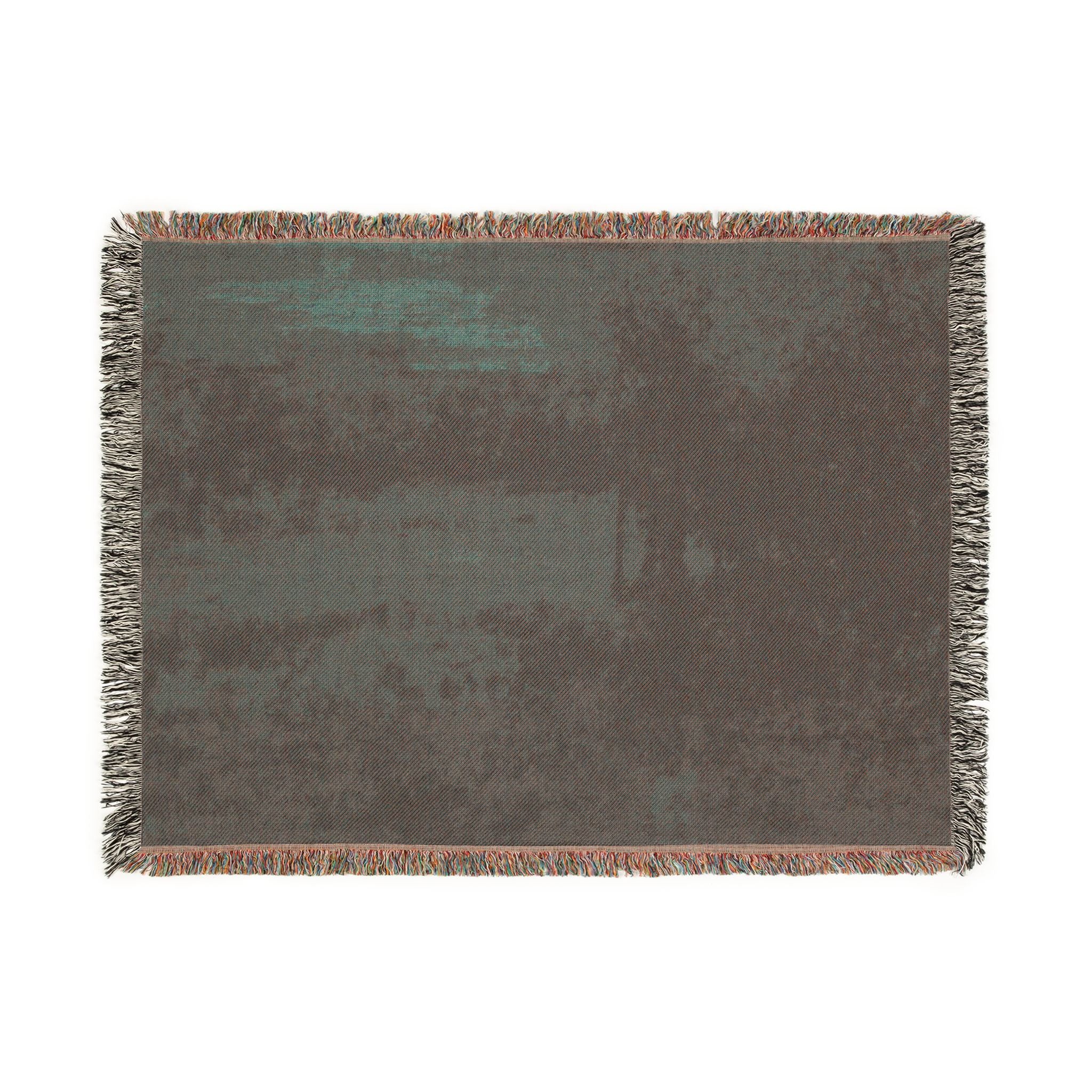 George Inness - Landscape, Sunset | Woven Tapestry Blanket