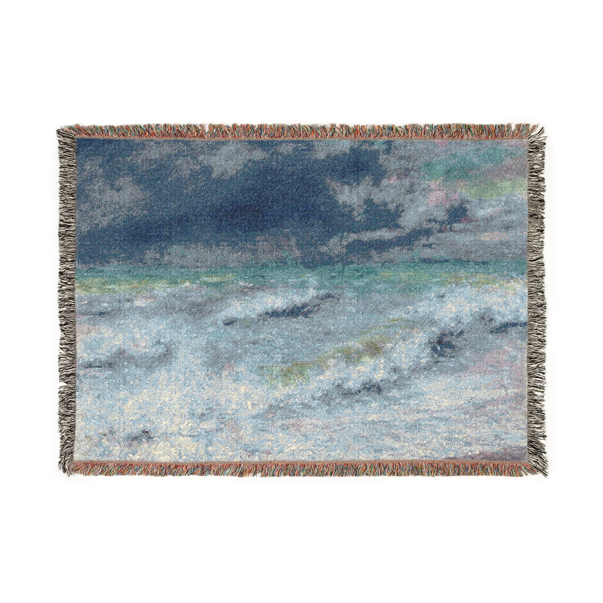 Pierre-Auguste Renoir - Seascape | Woven Tapestry Blanket