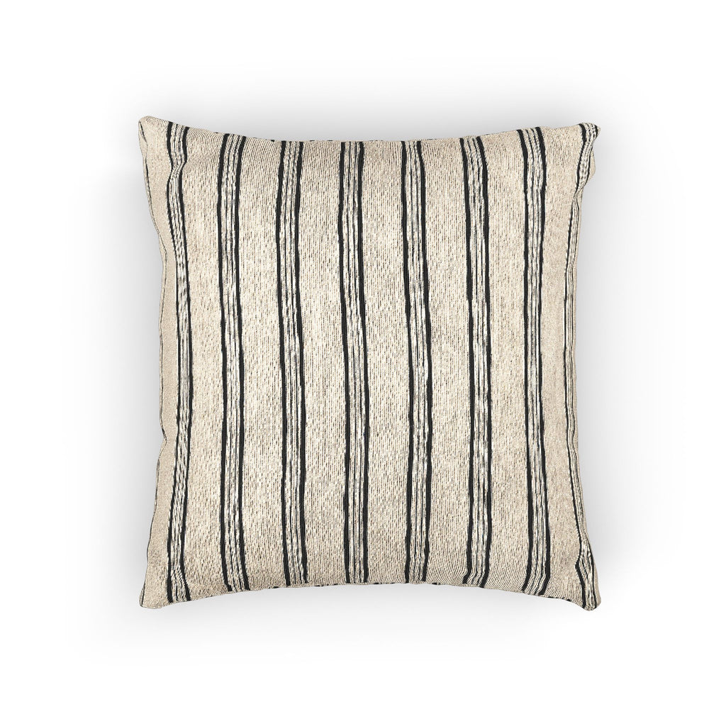 Inkwell Ticking Stripe Woven Pillow