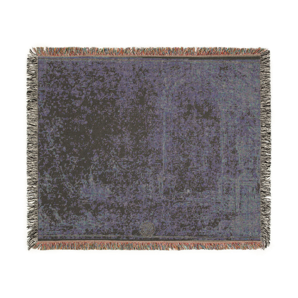 Style of Francesco Guardi - Ruins in a Park, Two Figures | Woven Tapestry Blanket
