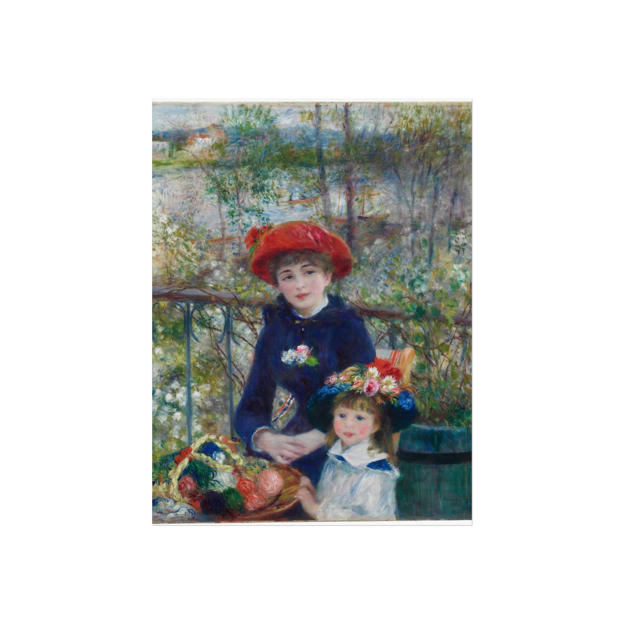 Pierre-Auguste Renoir - Two Sisters (On the Terrace) | Fine Art Poster