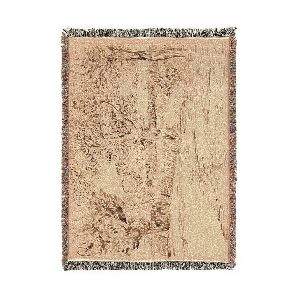 Vincent van Gogh - Landscape at Arles | Woven Tapestry Blanket