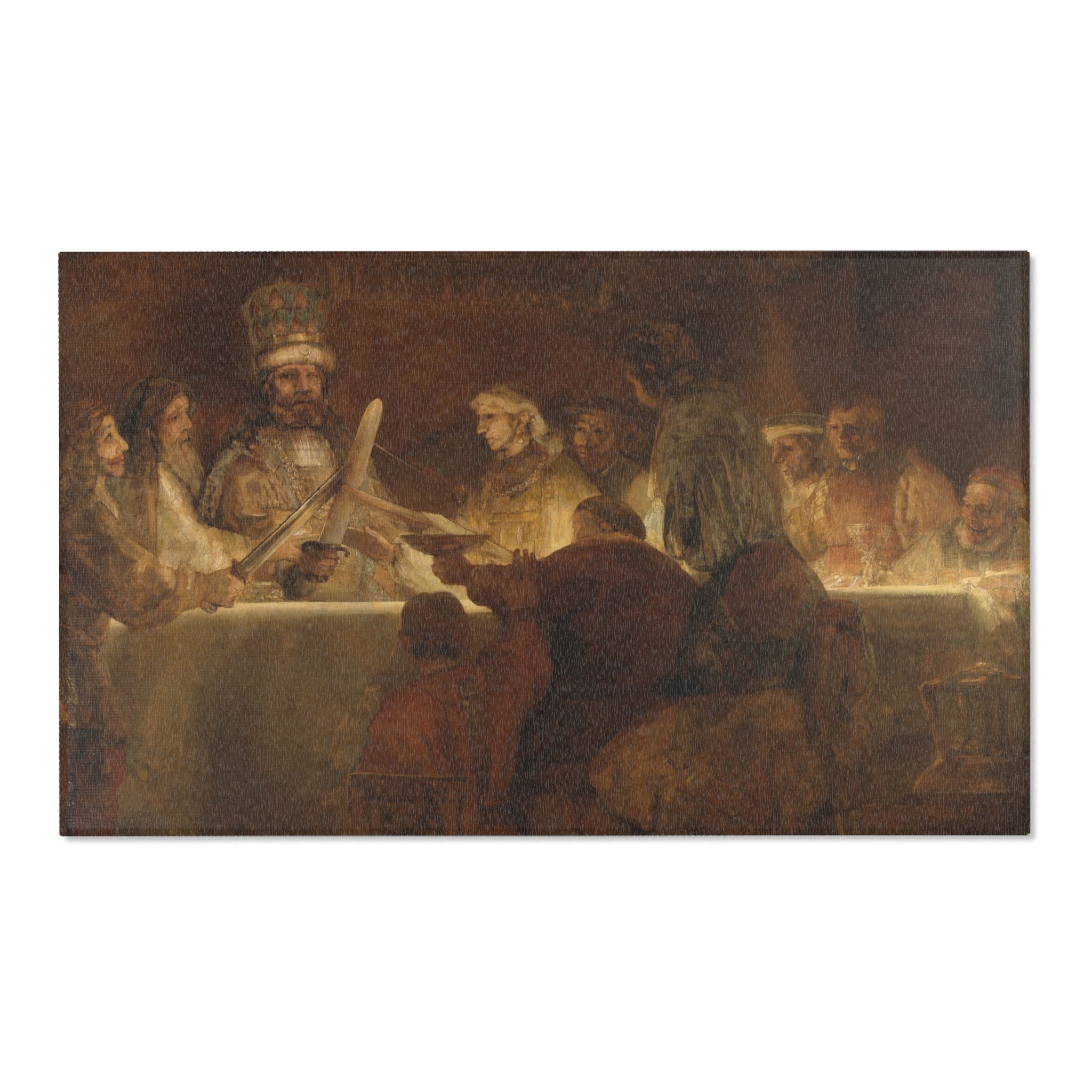 The Conspiracy of Claudius Civilis by Rembrandt van Rijn | Area Rug