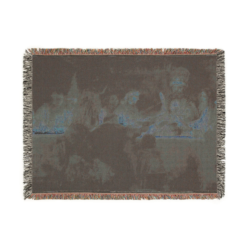 The Conspiracy of Claudius Civilis by Rembrandt van Rijn | Woven Tapestry Blanket