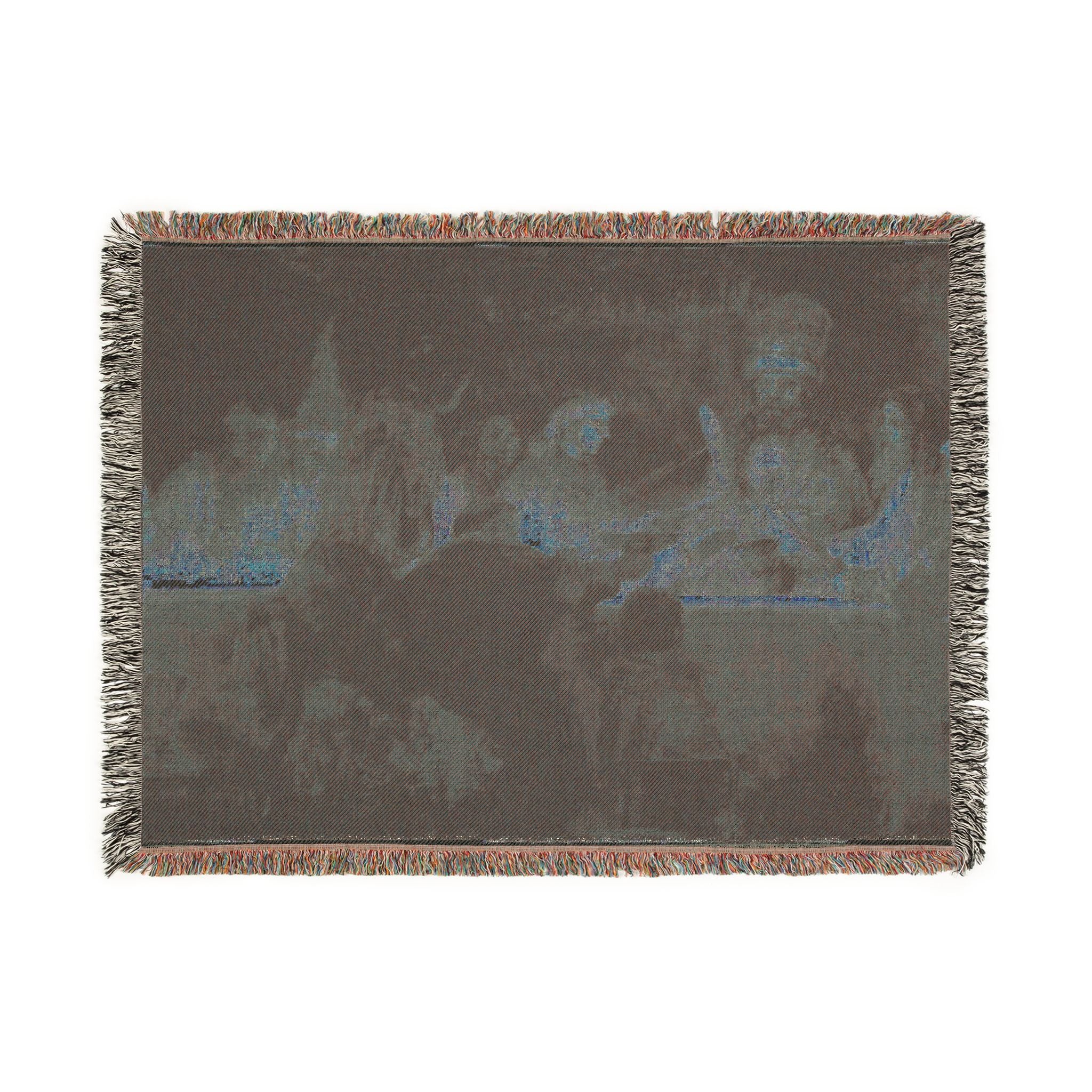 The Conspiracy of Claudius Civilis by Rembrandt van Rijn | Woven Tapestry Blanket