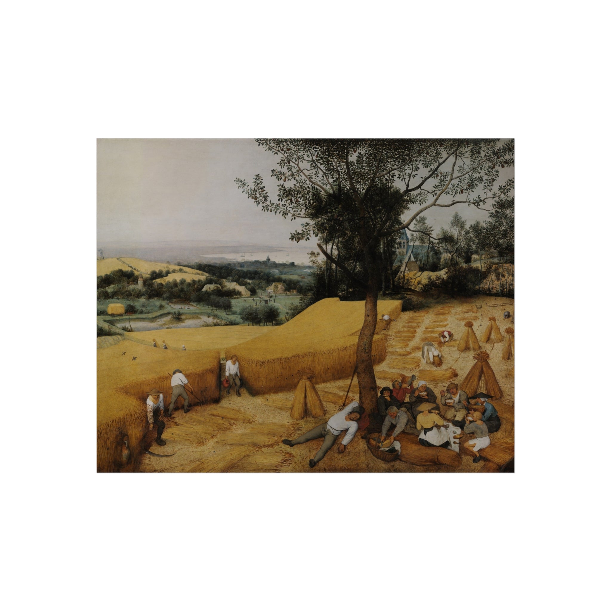Pieter Bruegel the Elder- The Harvesters - Google Art Project | Fine Art Poster