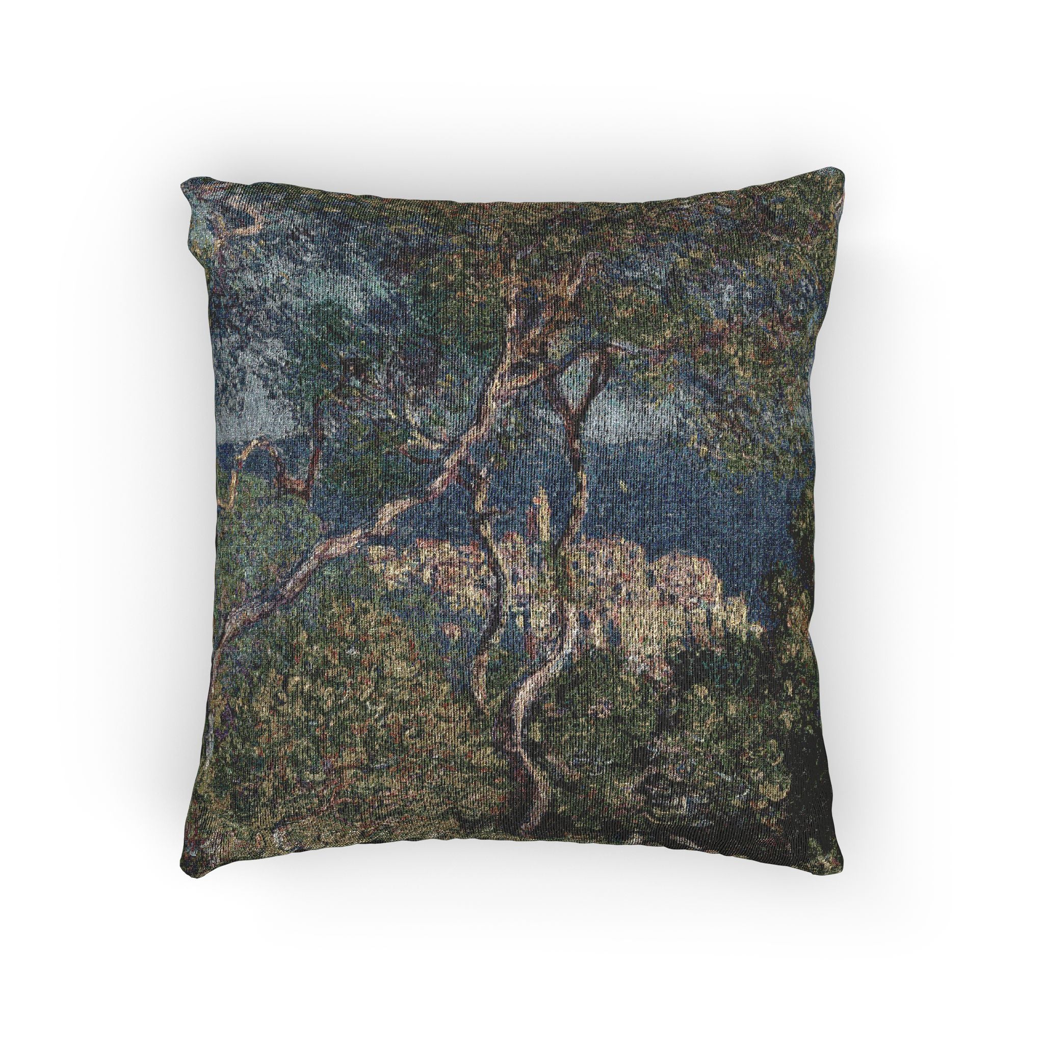 Claude Monet - Bordighera | Woven Pillow