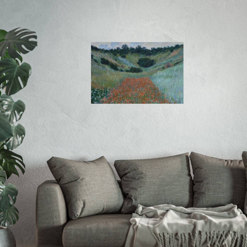 Claude Monet - Poppy Field, Giverny | Fine Art Poster