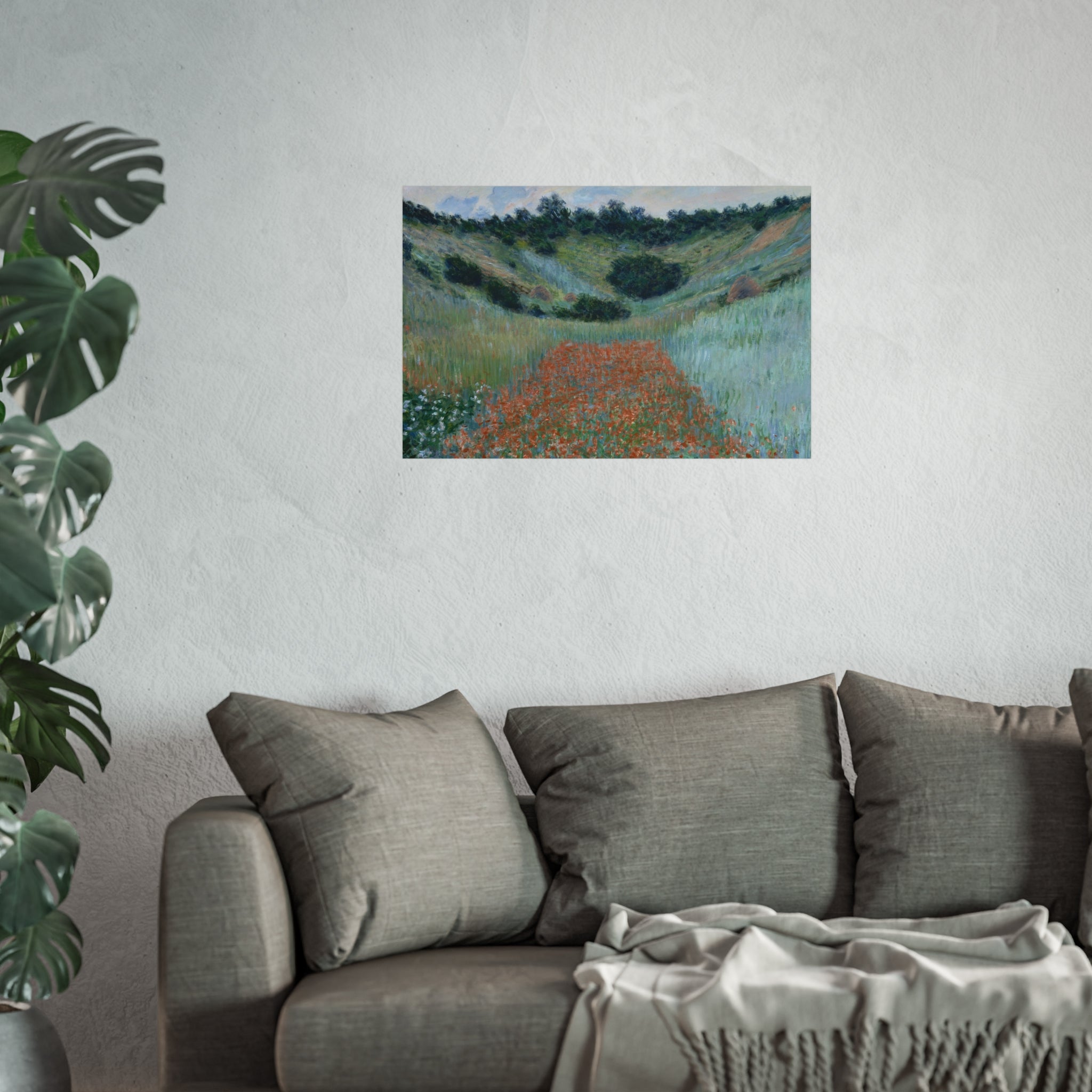Claude Monet - Poppy Field, Giverny | Fine Art Poster