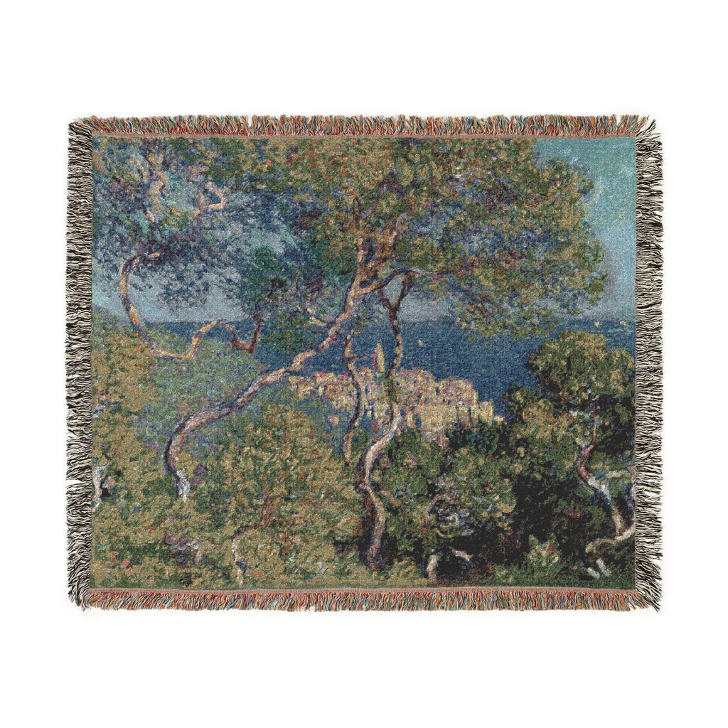 Claude Monet - Bordighera | Woven Tapestry Blanket
