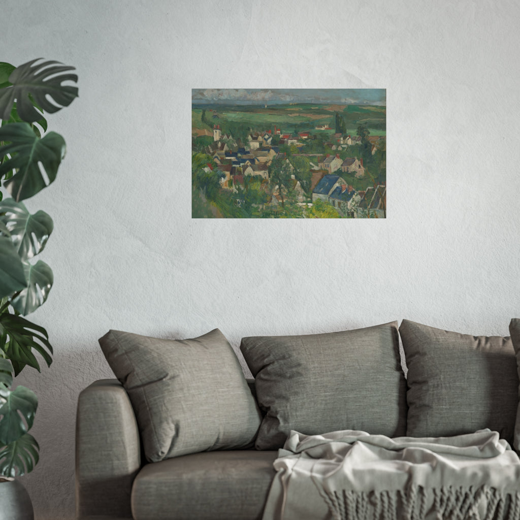 Paul Cezanne - Auvers, Panoramic View | Fine Art Poster