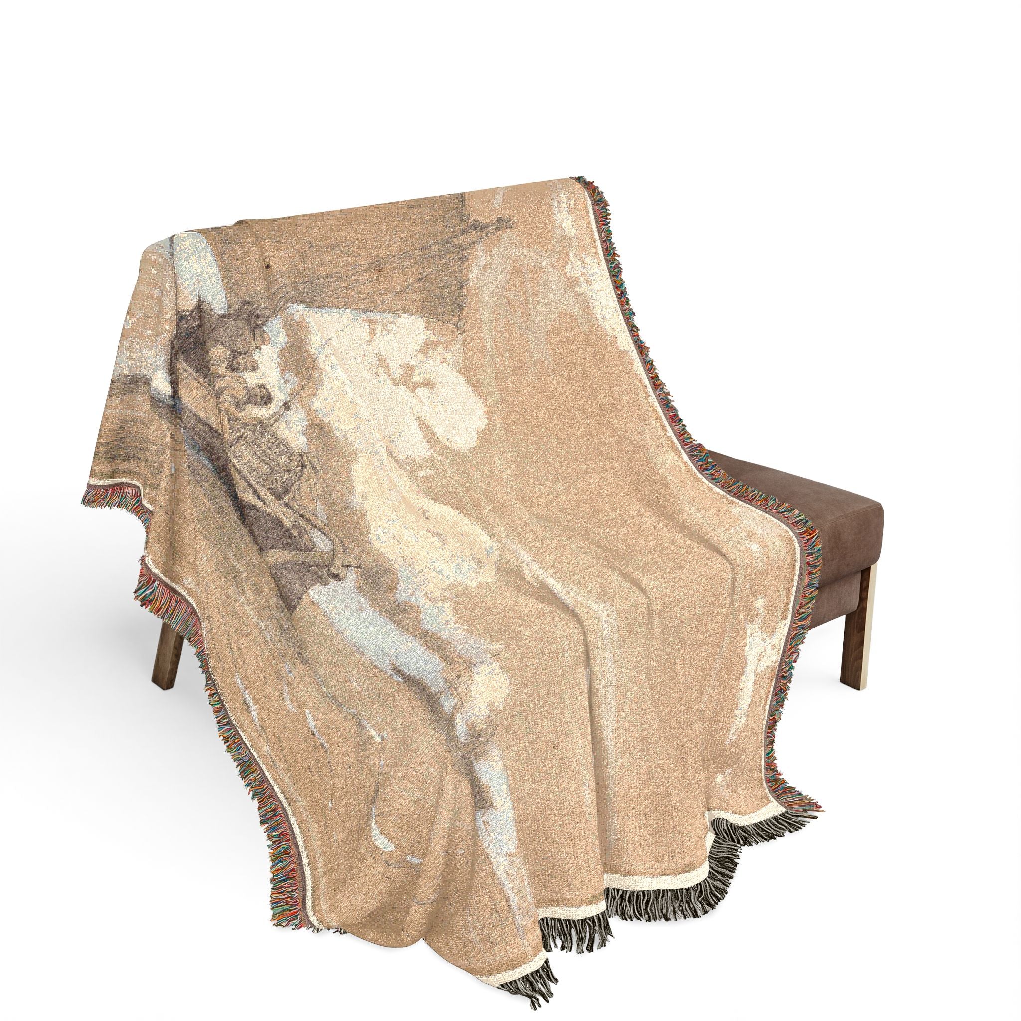 Fishing off Scarborough Winslow Homer Tapestry Blanket