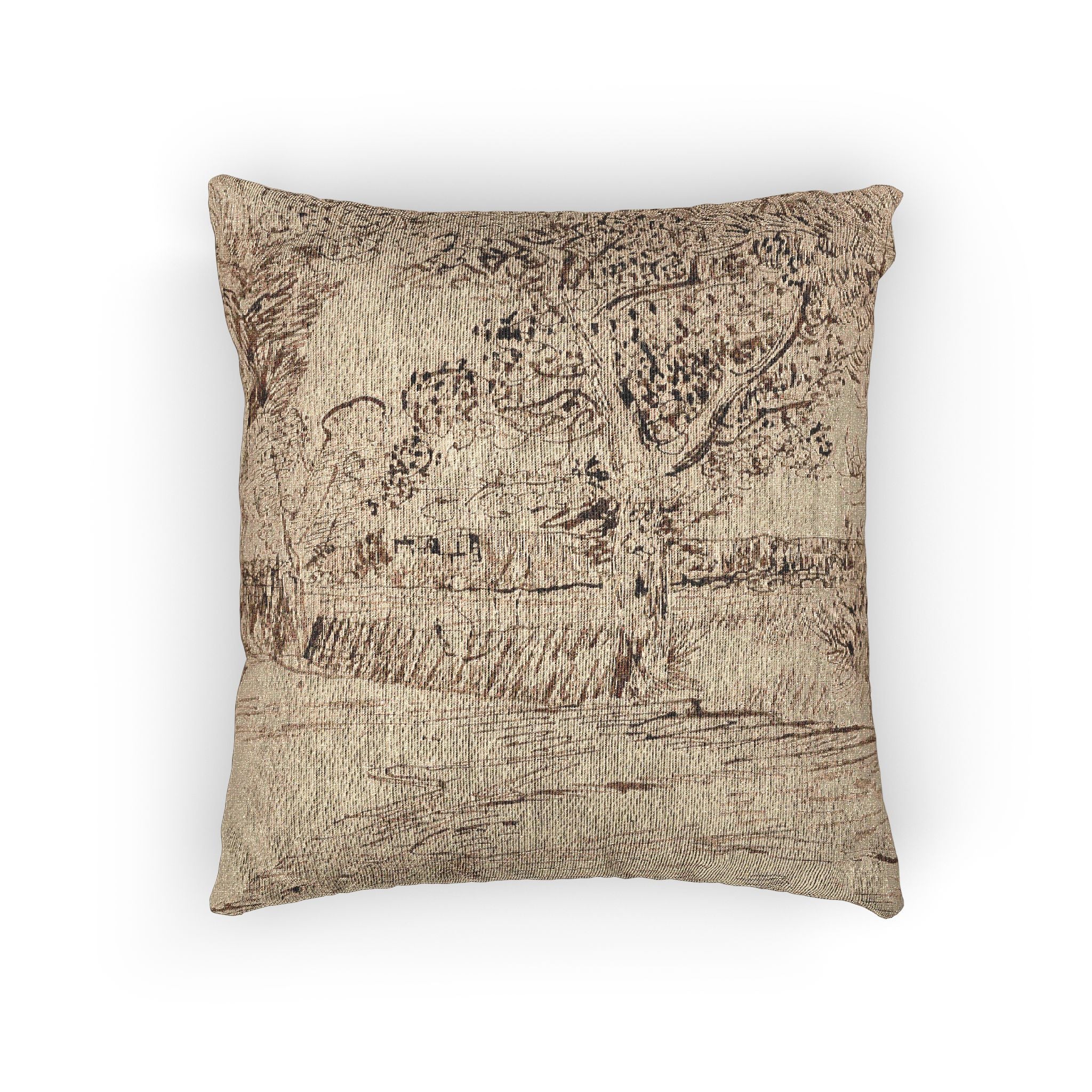 Vincent van Gogh - Landscape at Arles | Woven Pillow