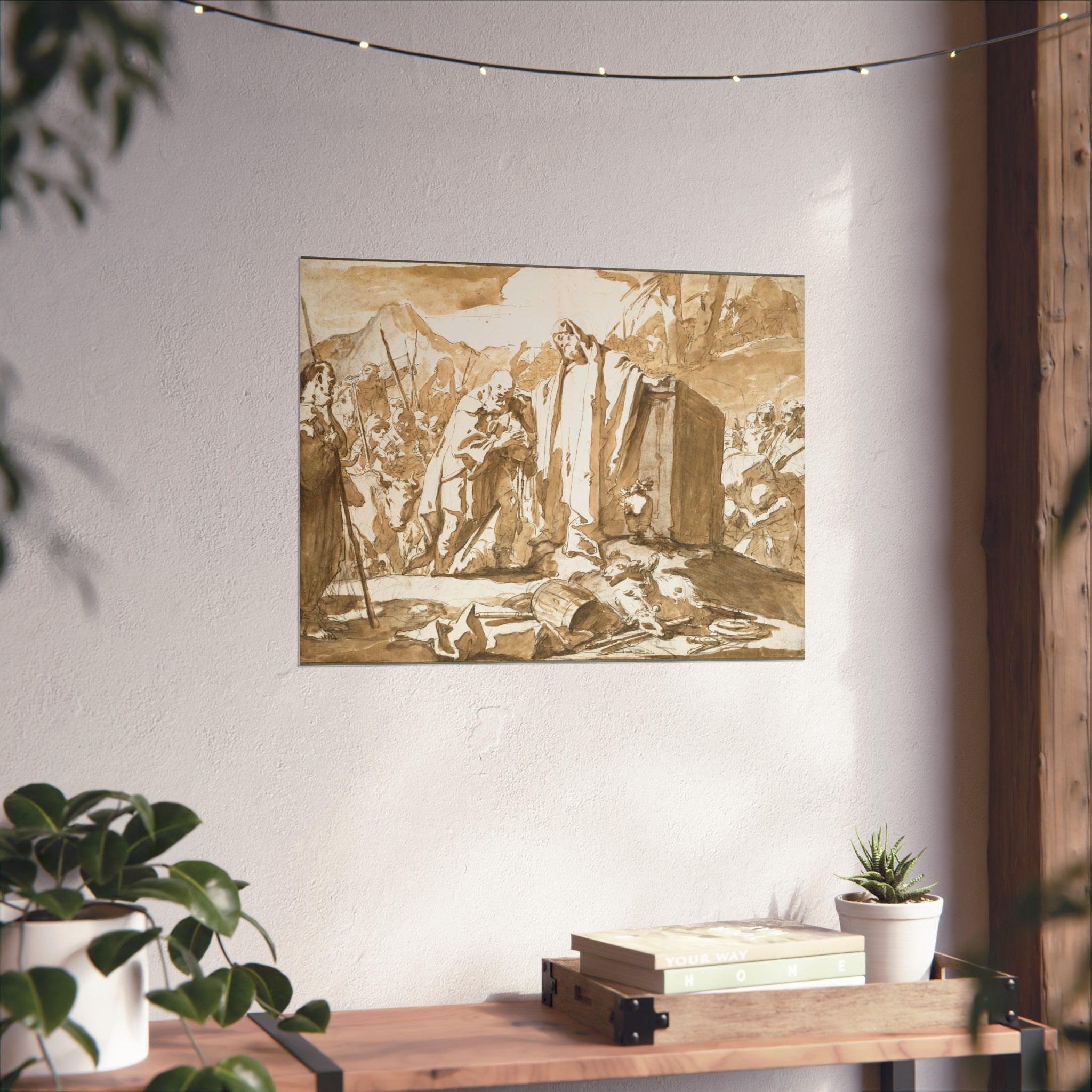 Giovanni Battista Tiepolo - The Meeting of Abraham and Melchizedek | Fine Art Poster
