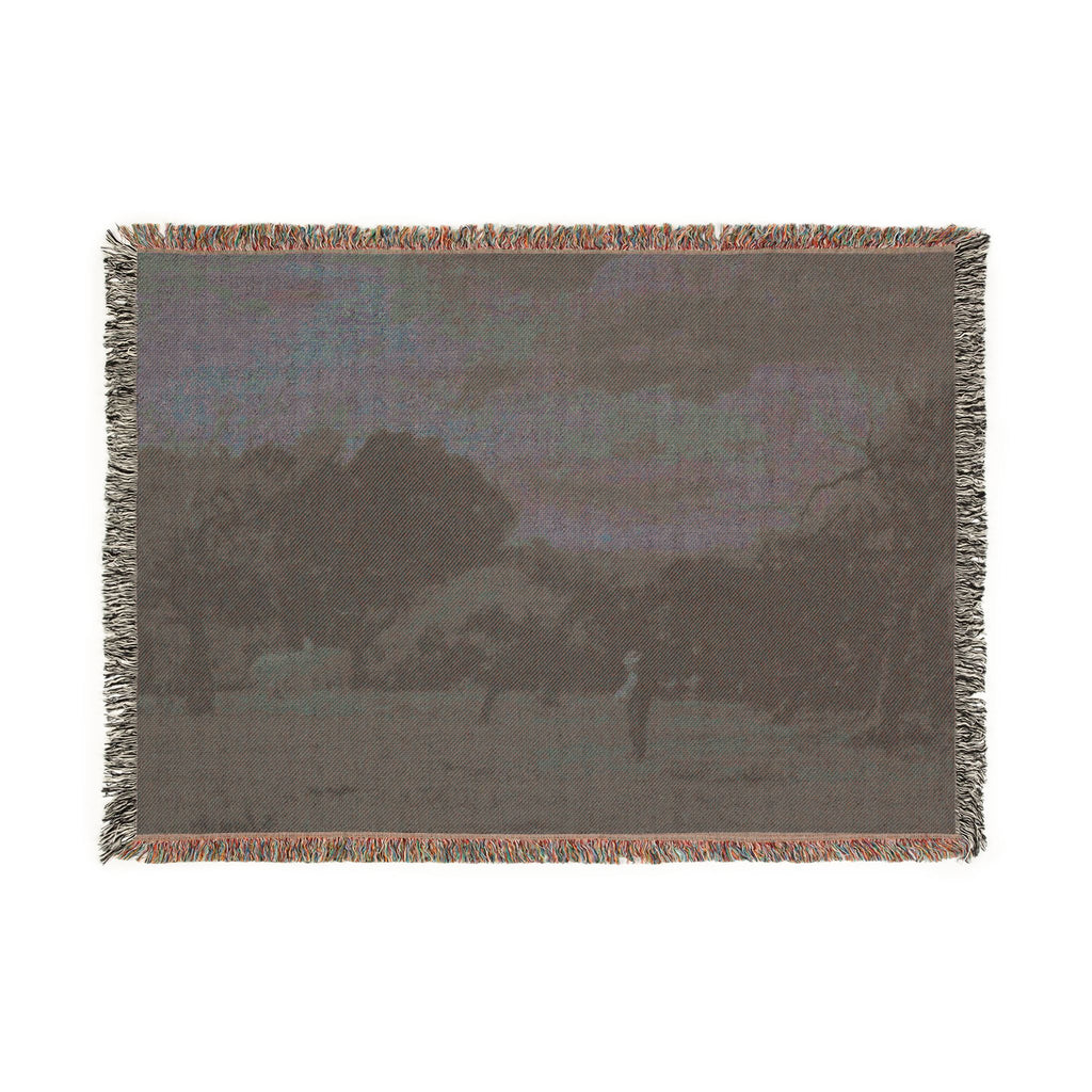 George Inness - Harvest, Montclair, New Jersey | Woven Tapestry Blanket