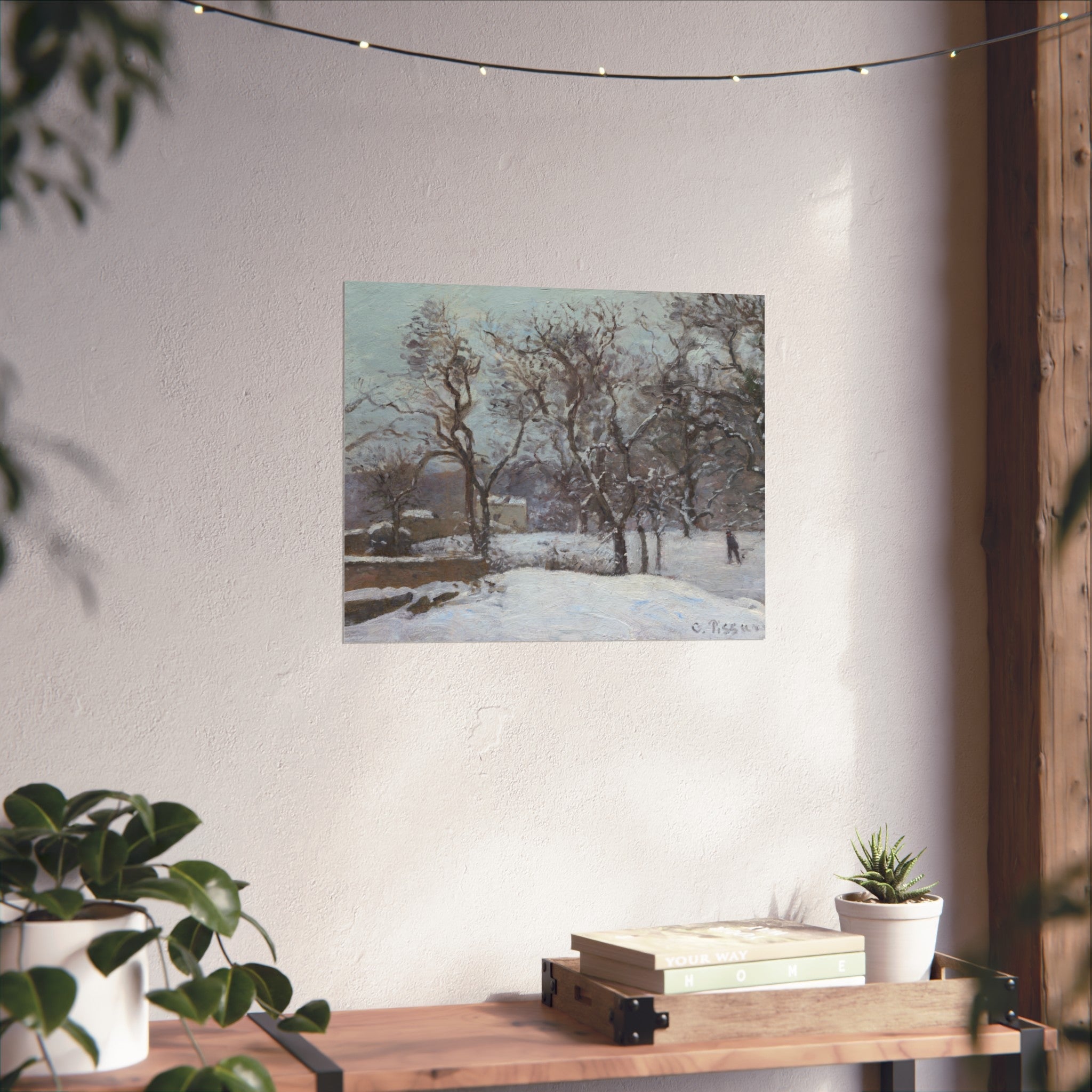 Camille Pissarro - Snow at Louveciennes | Fine Art Poster