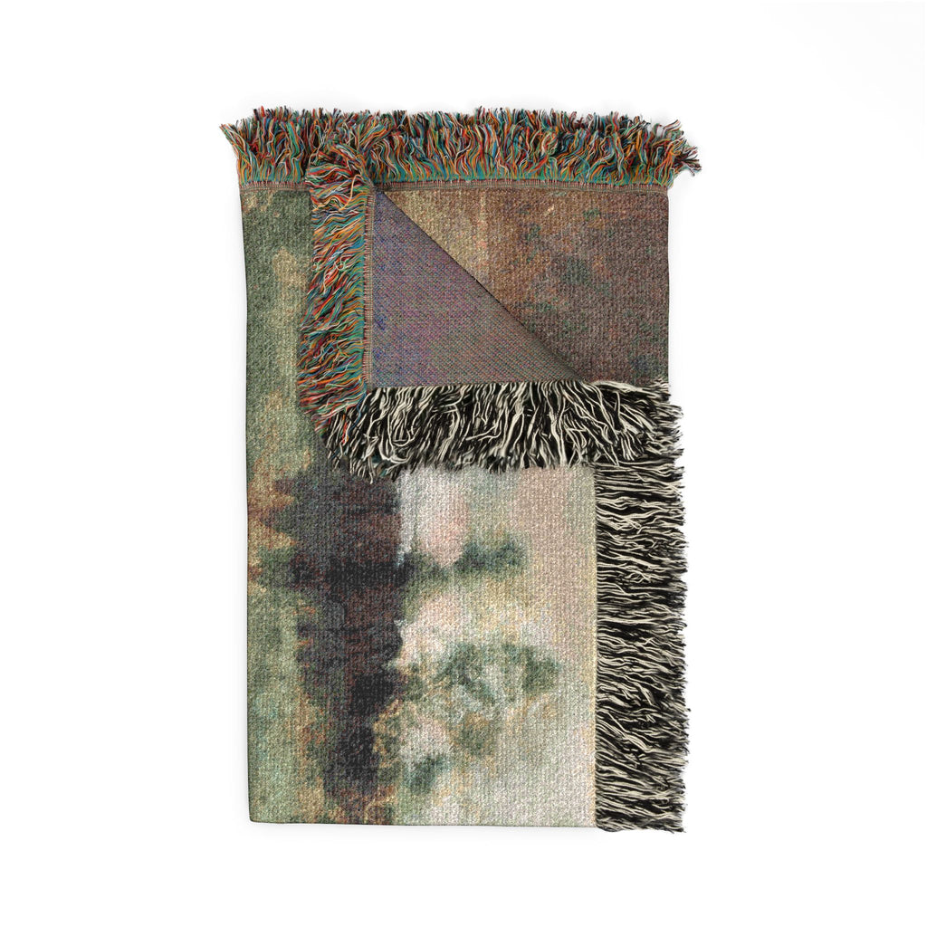 Hilaire Germain Edgar Degas - Landscape with Smokestacks | Woven Tapestry Blanket