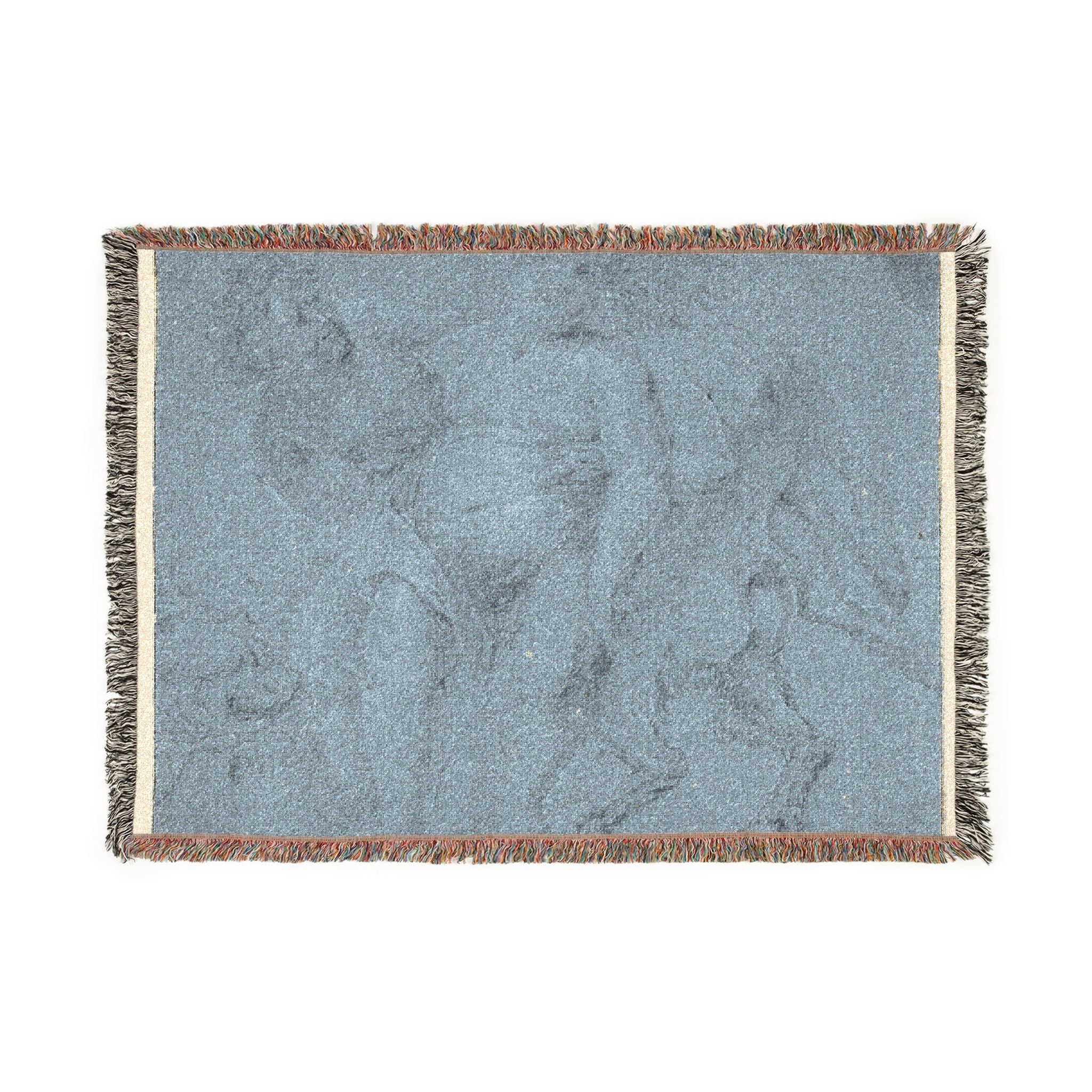Peter Paul Rubens - Silenus Supported by Two Satyrs | Woven Tapestry Blanket