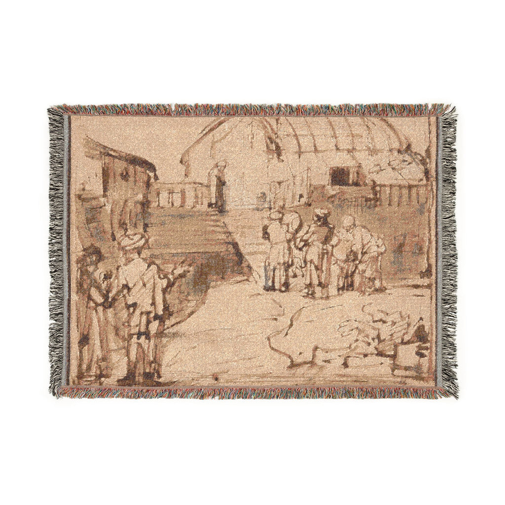 Rembrandt van Rijn - Noah's Ark | Woven Tapestry Blanket
