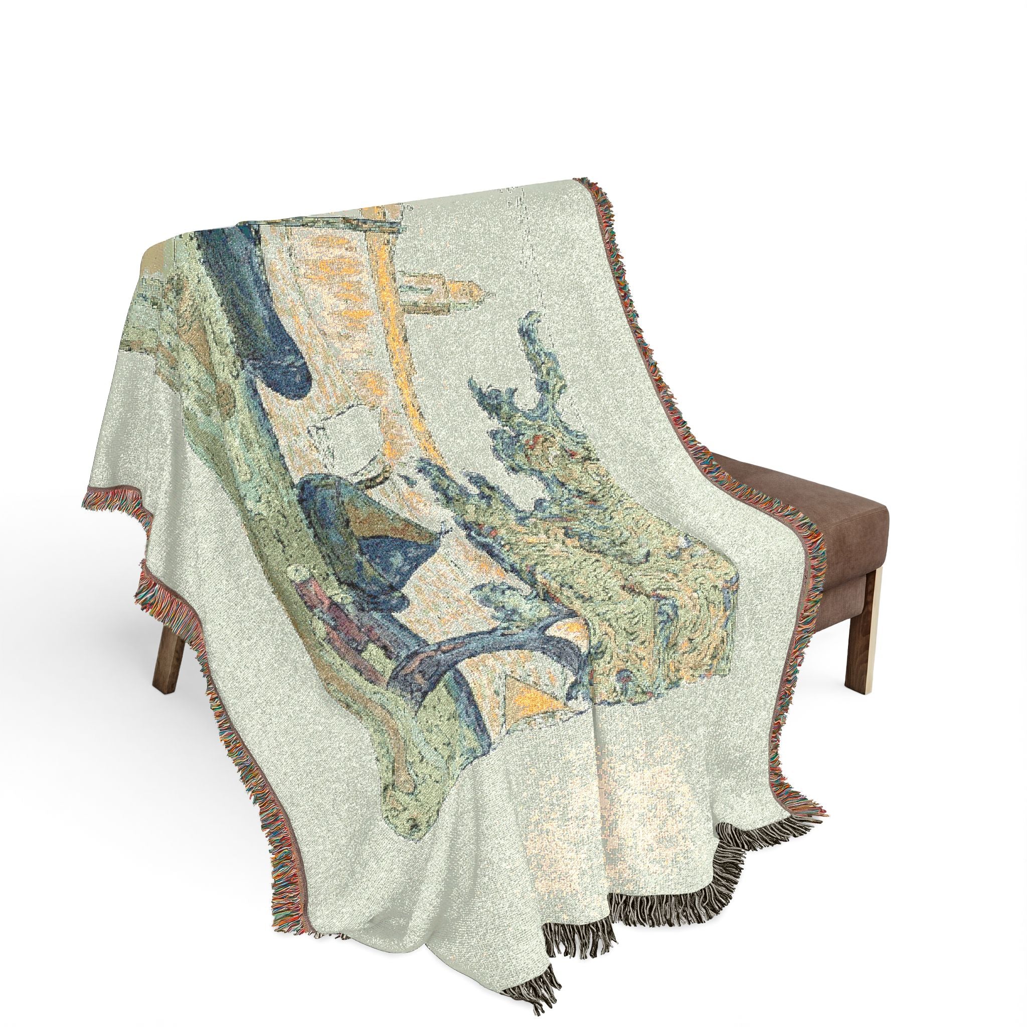 The Port of St. Tropez II Paul Signac Tapestry Blanket