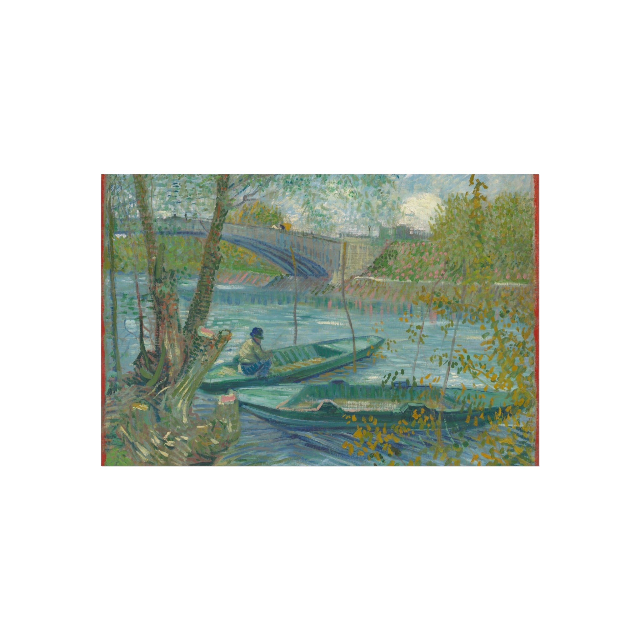 Vincent van Gogh - Fishing in Spring, the Pont de Clichy | Fine Art Poster